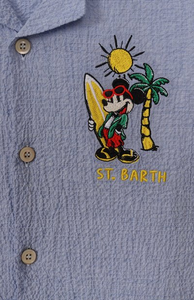 Хлопковая рубашка MC2 SAINT BARTH, арт. KALEA JR/00556F, фото 3
