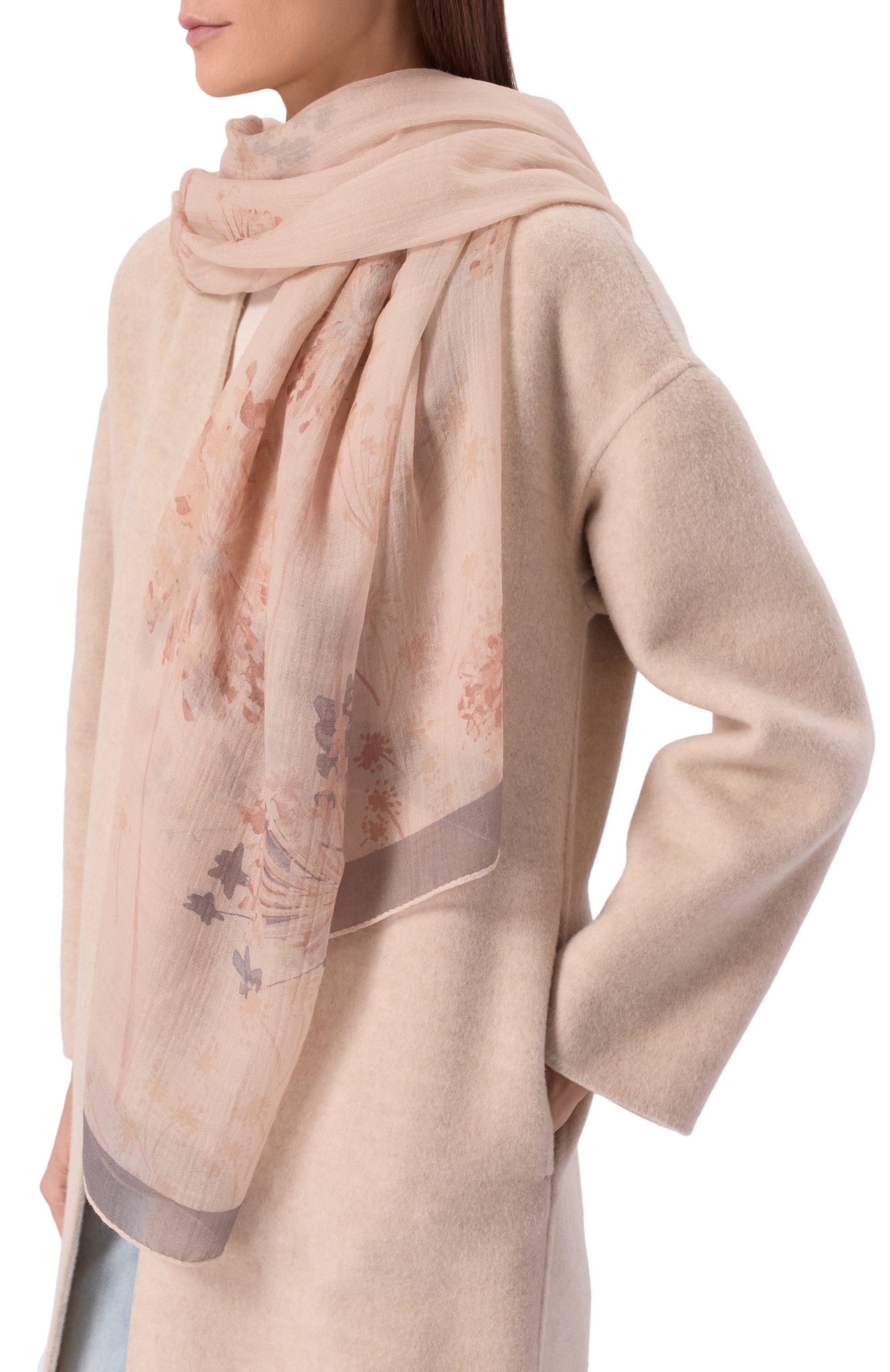 Шаль из кашемира и шелка COLOMBO, арт. S7/140X200/2500-U-PC, фото 2