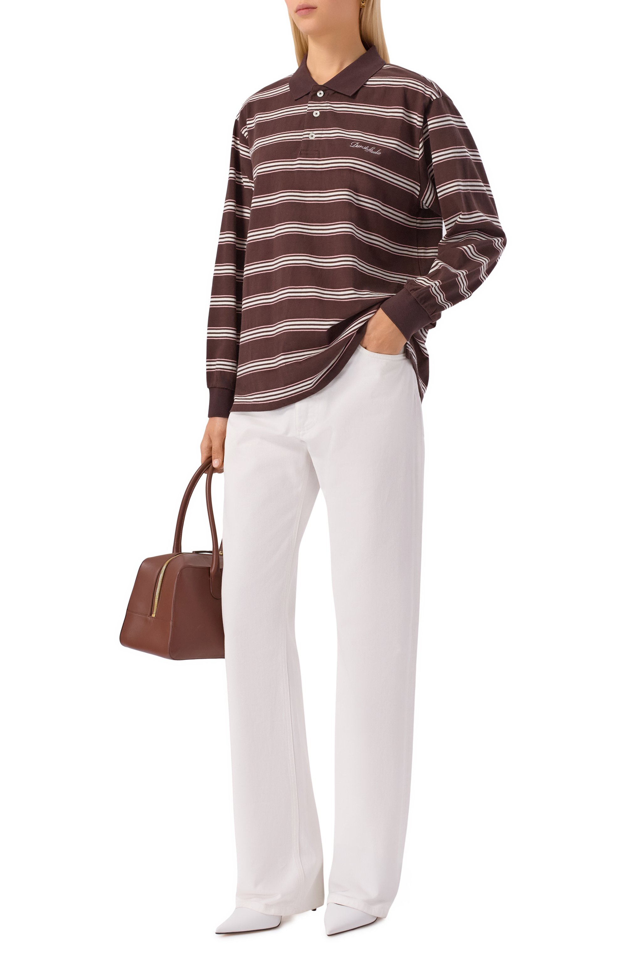 Хлопковое поло DUNST, арт. UDTS5C119W2, фото 2