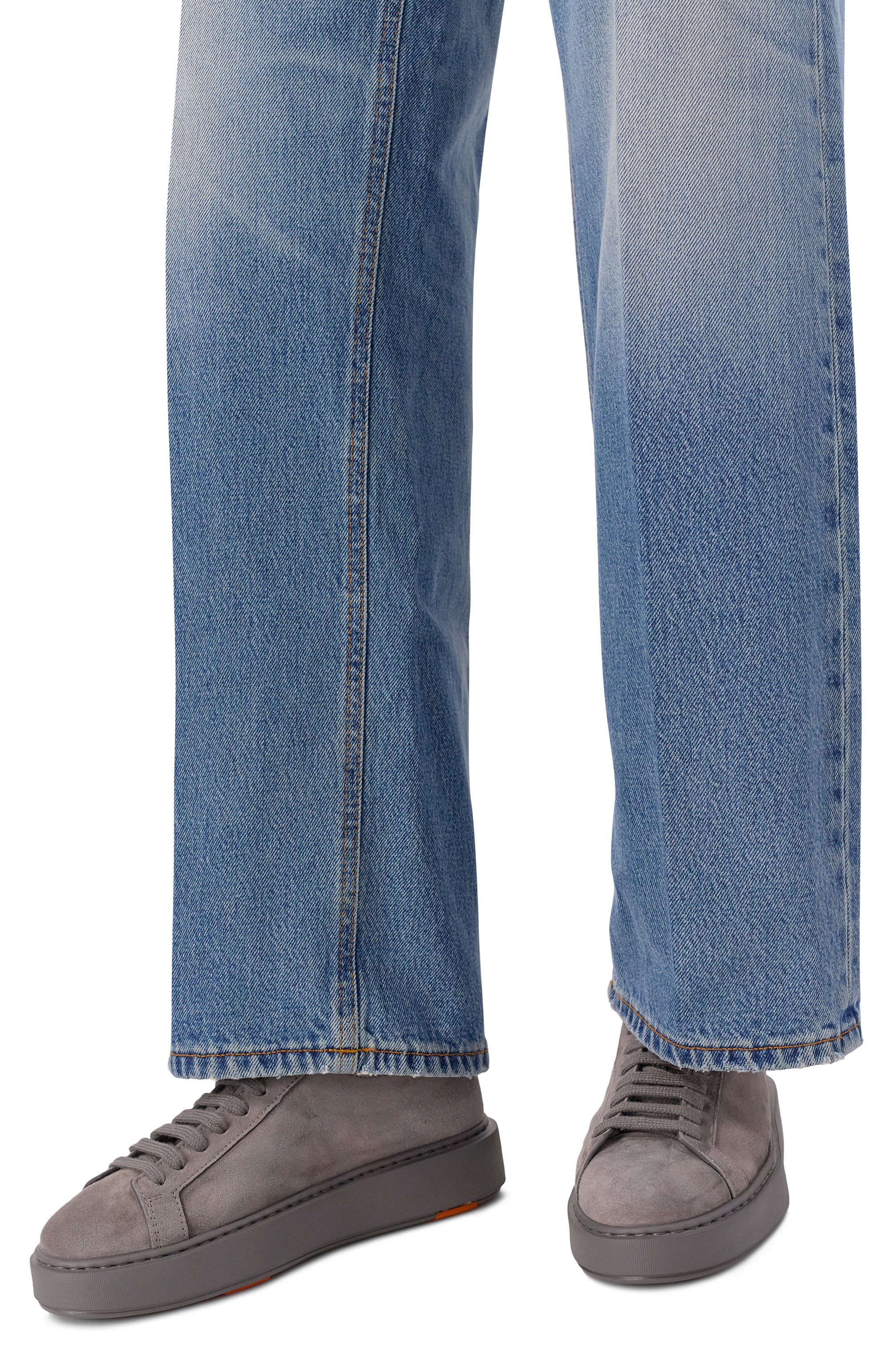 Замшевые кеды SANTONI, арт. WBCG61322PELCT0Y, фото 2