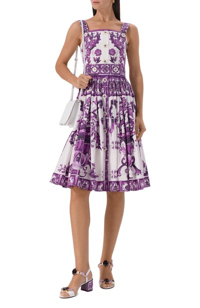 Кожаные босоножки keira 60 DOLCE & GABBANA, арт. CR1733/AT848, фото 3