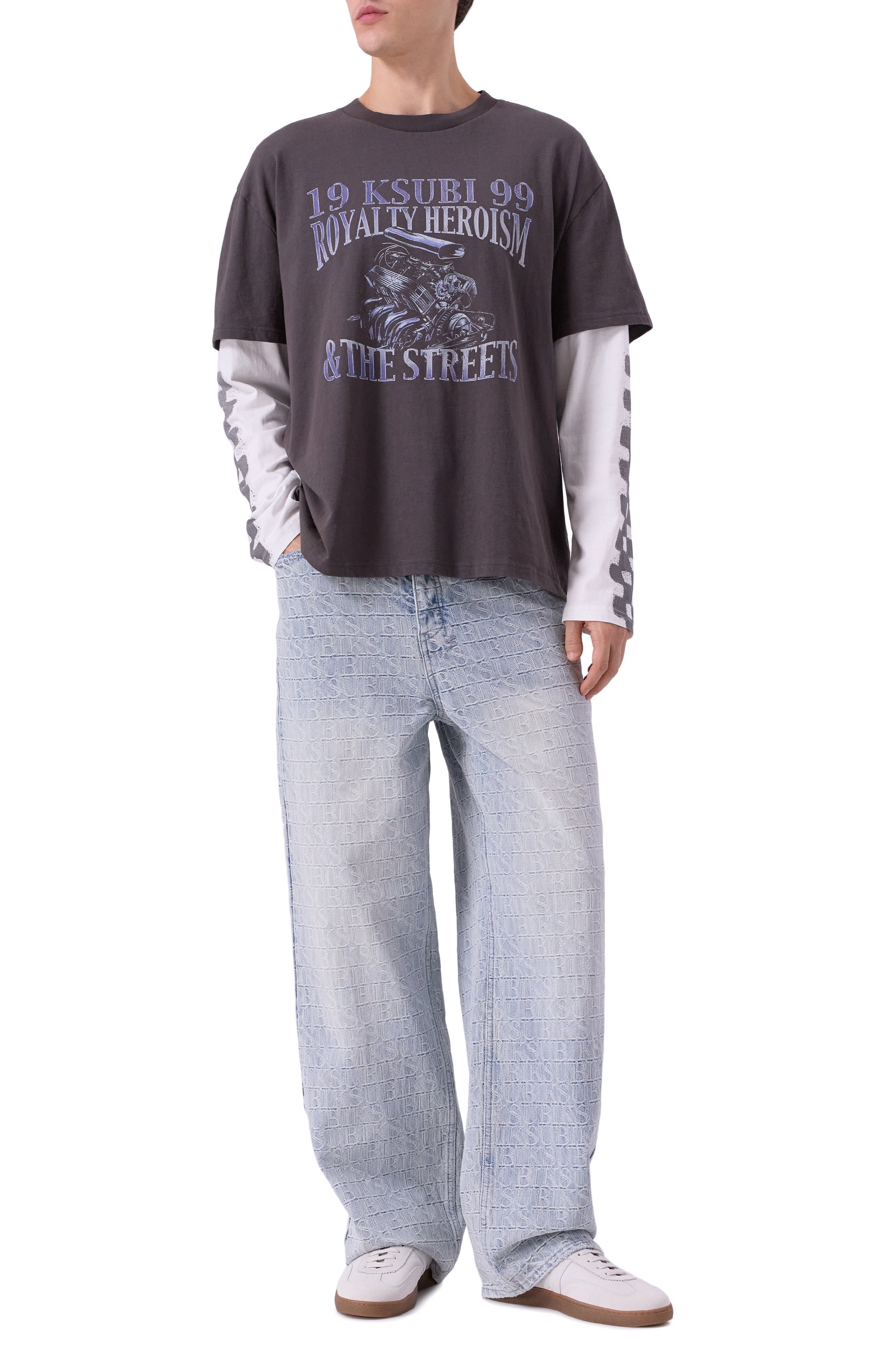 Хлопковый лонгслив KSUBI, арт. MPF25TE015, фото 2