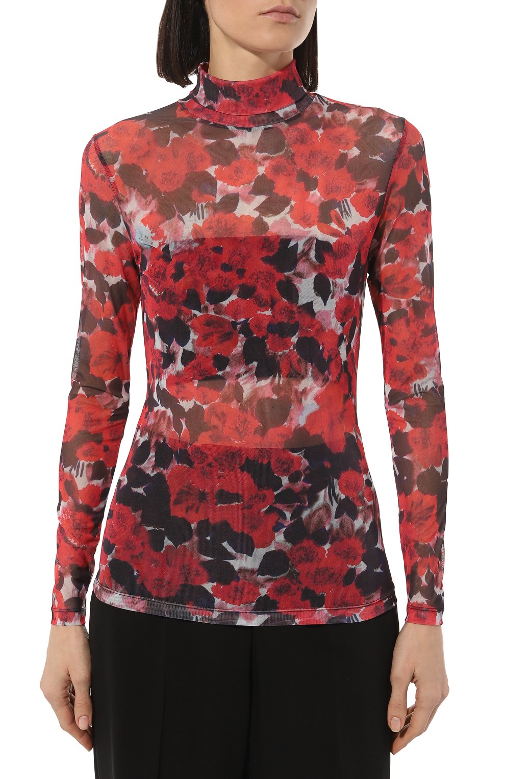 Водолазка DRIES VAN NOTEN красного цвета по цене 39950 руб., арт. 231-011152-6182, фото 3 Водолазка DRIES VAN NOTEN, арт. 231-011152-6182, фото 3