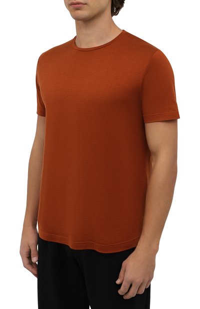 Футболка из шелка и хлопка LORO PIANA, арт. FAF6128, фото 3