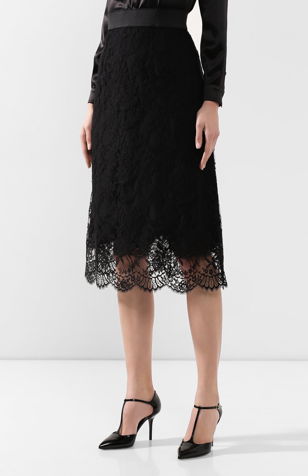 Кружевная юбка DOLCE & GABBANA, арт. F4AY6T/HLMQJ, фото 3