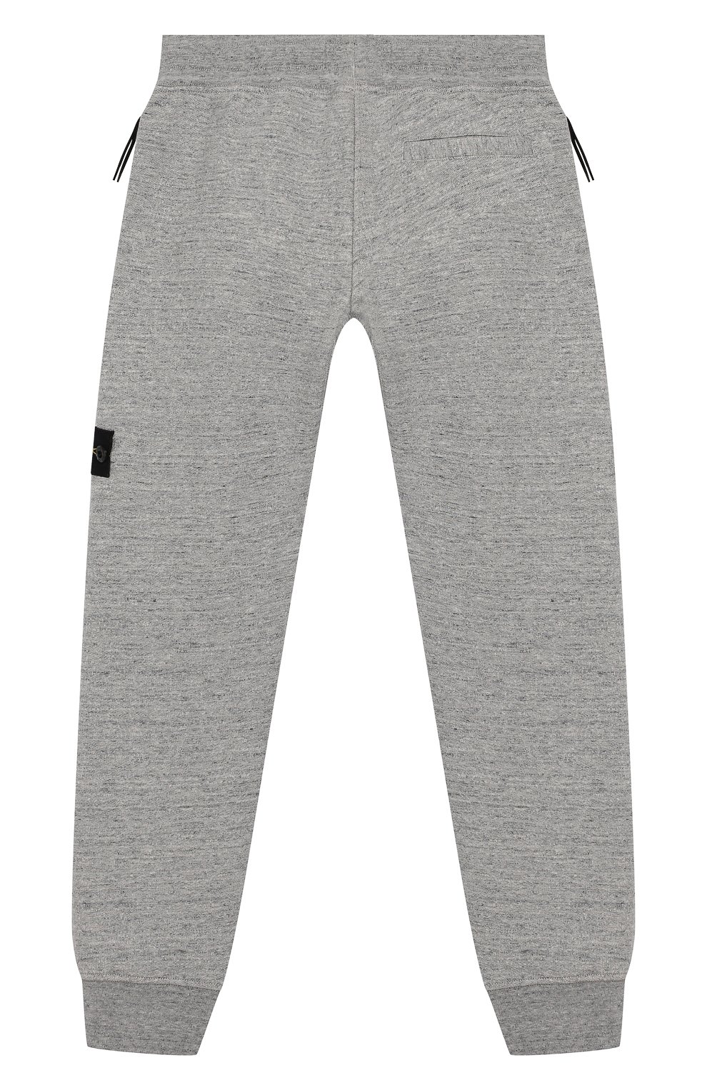 Хлопковые джоггеры STONE ISLAND серого цвета по цене 9950 руб., арт. 711661043/10-12, фото 2 Хлопковые джоггеры STONE ISLAND, арт. 711661043/10-12, фото 2