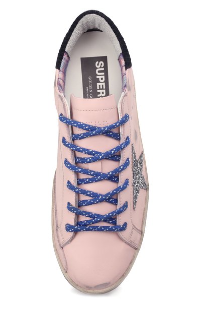 Кожаные кеды superstar GOLDEN GOOSE DELUXE BRAND, арт. GWF00101.F001895, фото 5