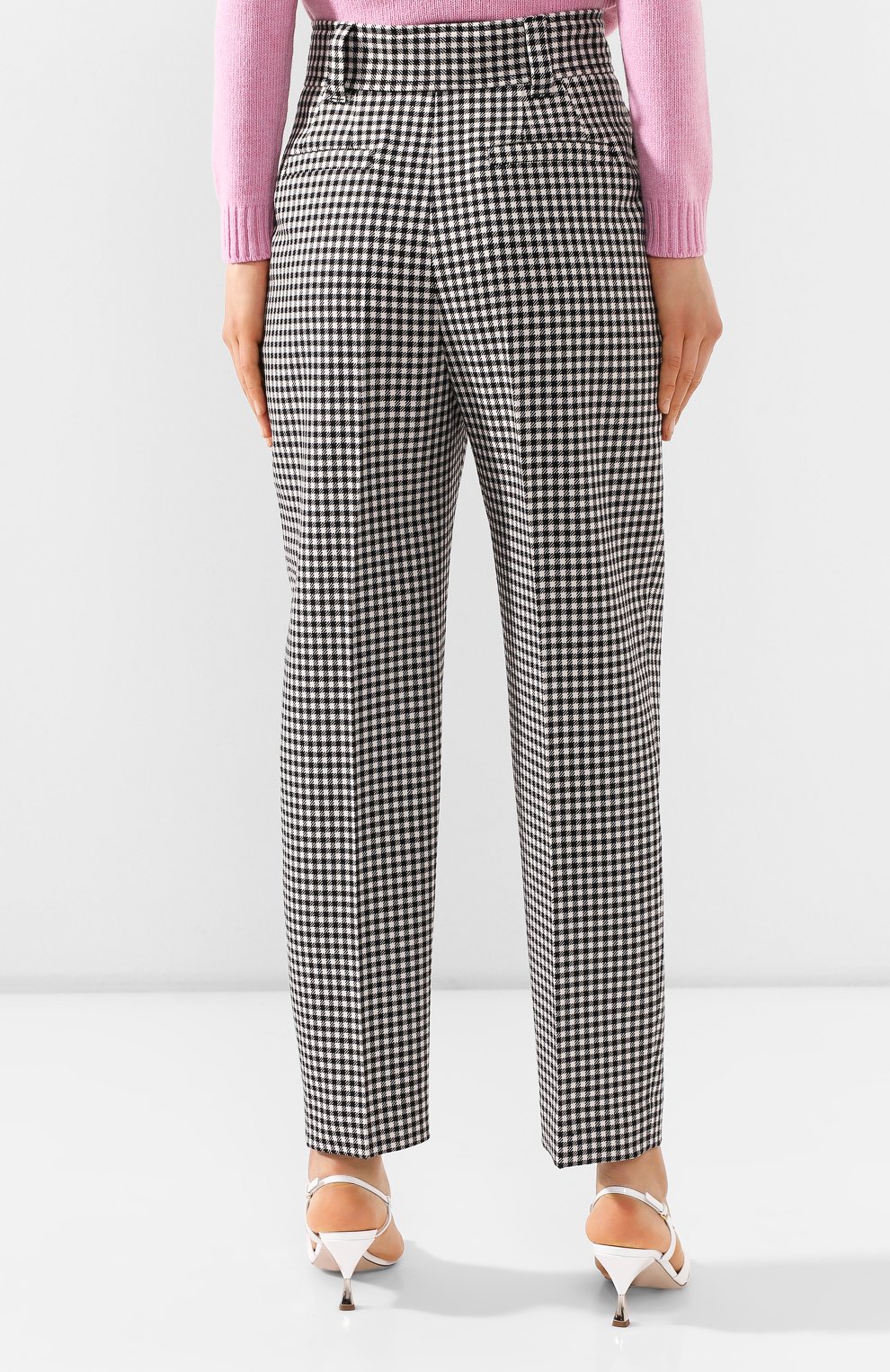 Шерстяные брюки MIU MIU, арт. MP1385-1V7W-F0002, фото 4