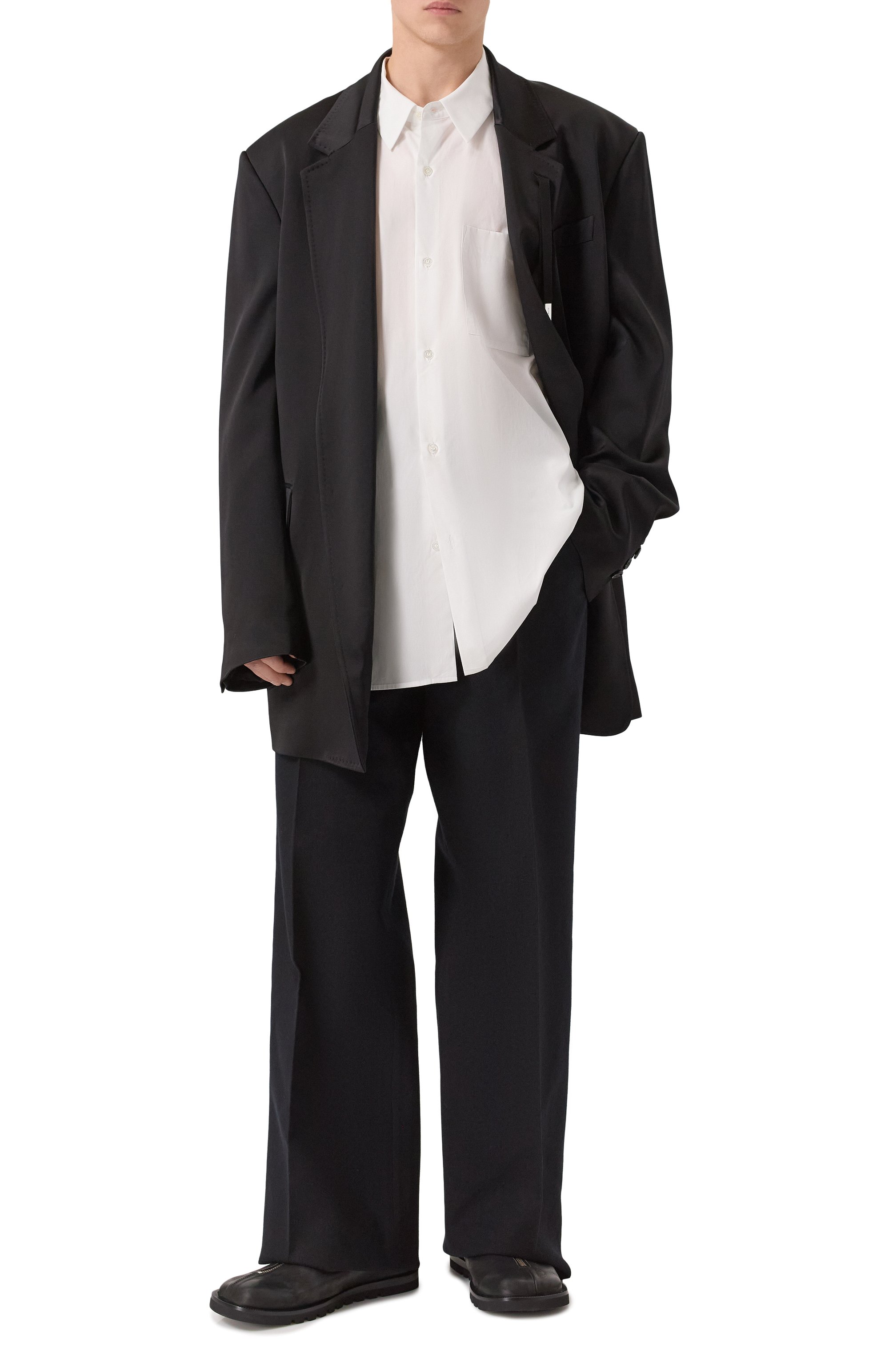 Шерстяные брюки ANN DEMEULEMEESTER, арт. B0011607/FA207, фото 2