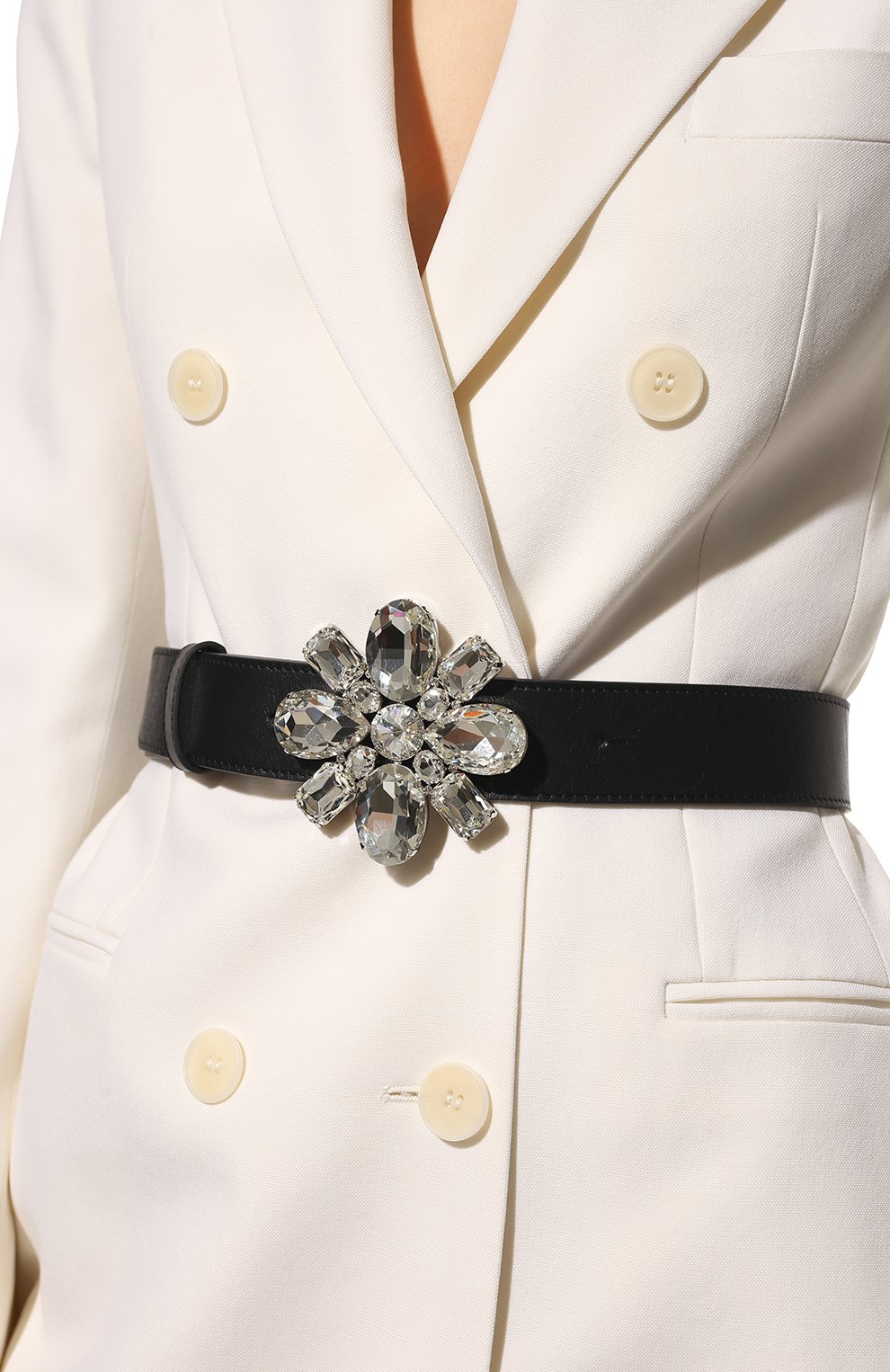 Кожаный ремень ALESSANDRA RICH, арт. FABA2598-L007, фото 2