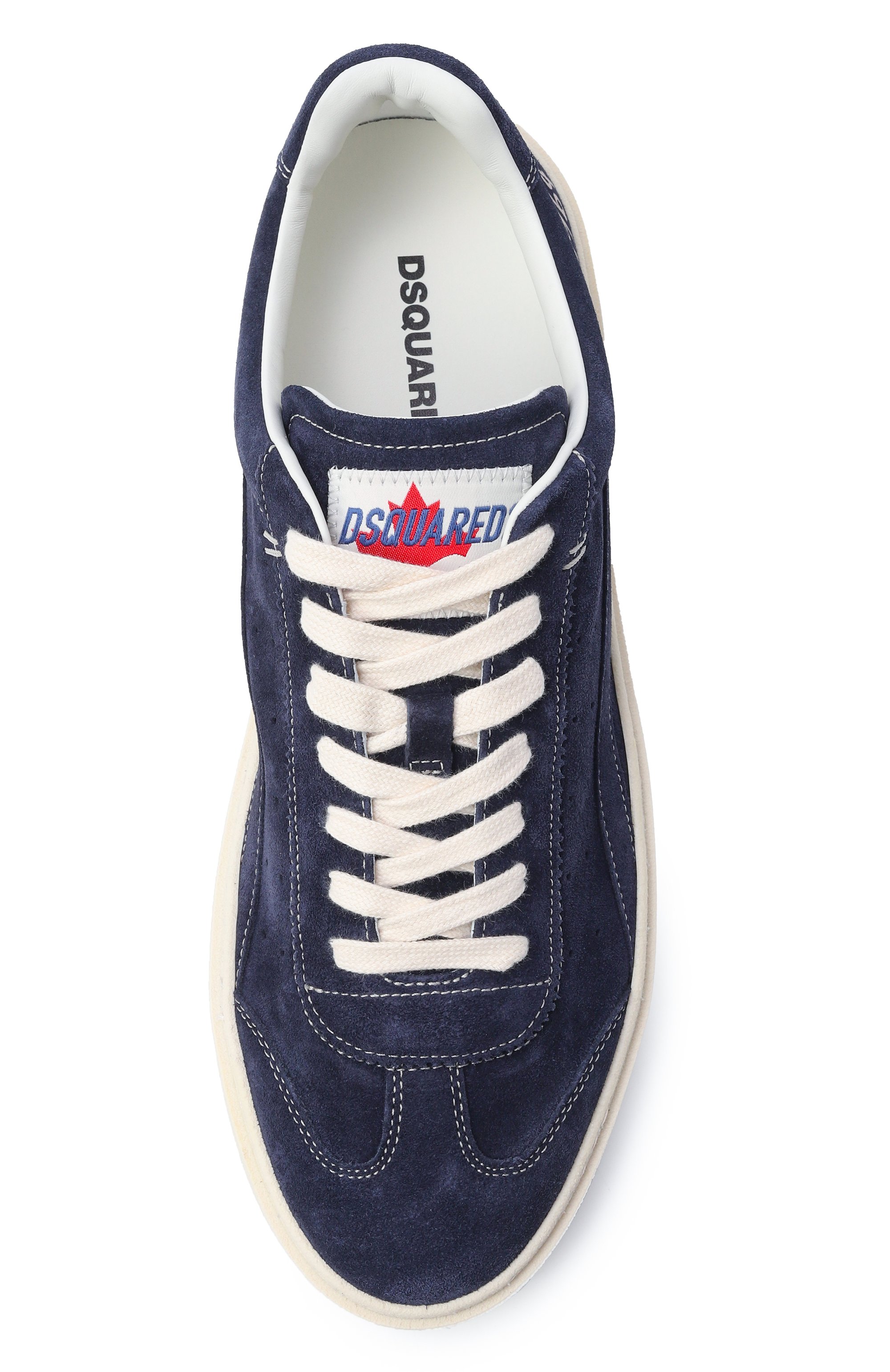 Замшевые кеды rider DSQUARED2, арт. SNM0470/01503520, фото 6