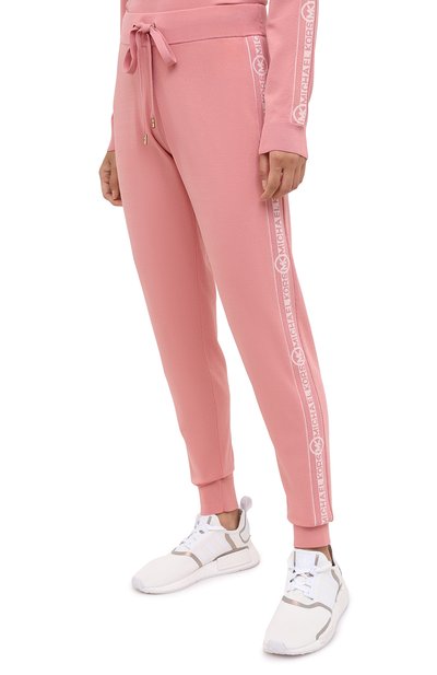 Джоггеры MICHAEL MICHAEL KORS розового цвета по цене 25950 руб., арт. MU03HE6BVC, фото 3 Джоггеры MICHAEL MICHAEL KORS, арт. MU03HE6BVC, фото 3