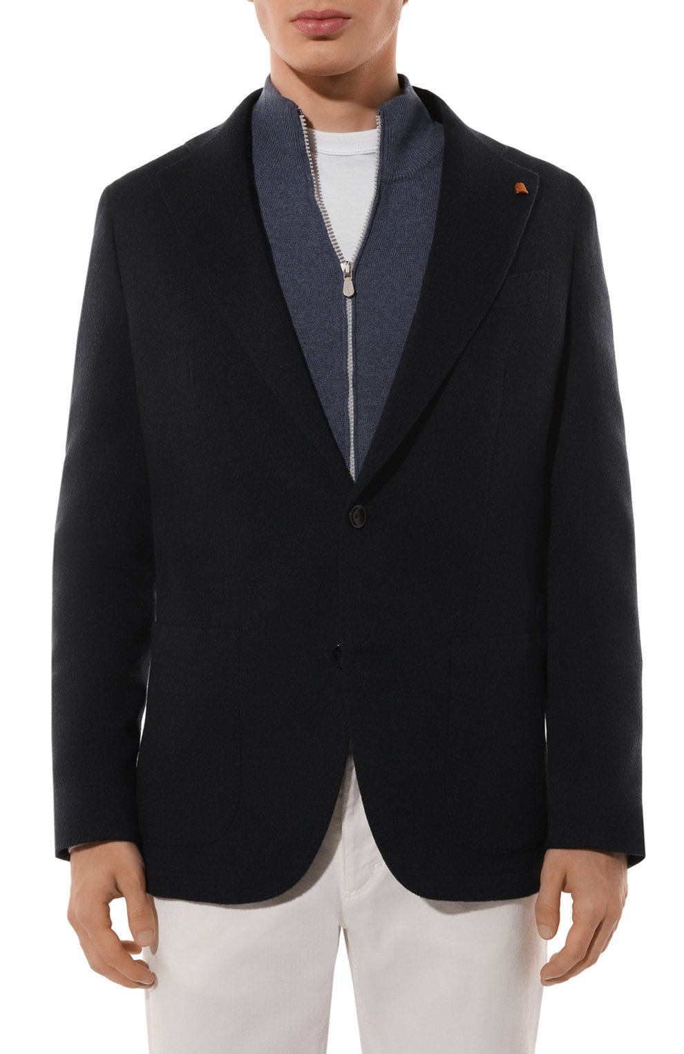 Пиджак из кашемира и шелка SARTORIA LATORRE, арт. EF74/UG0729, фото 5