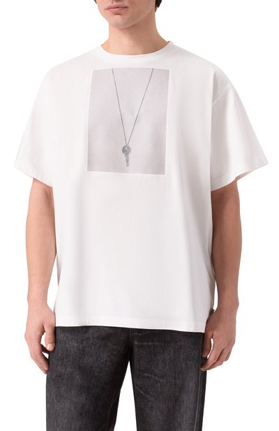 Хлопковая футболка MM6, арт. SH0GC0068/M20050, фото 3