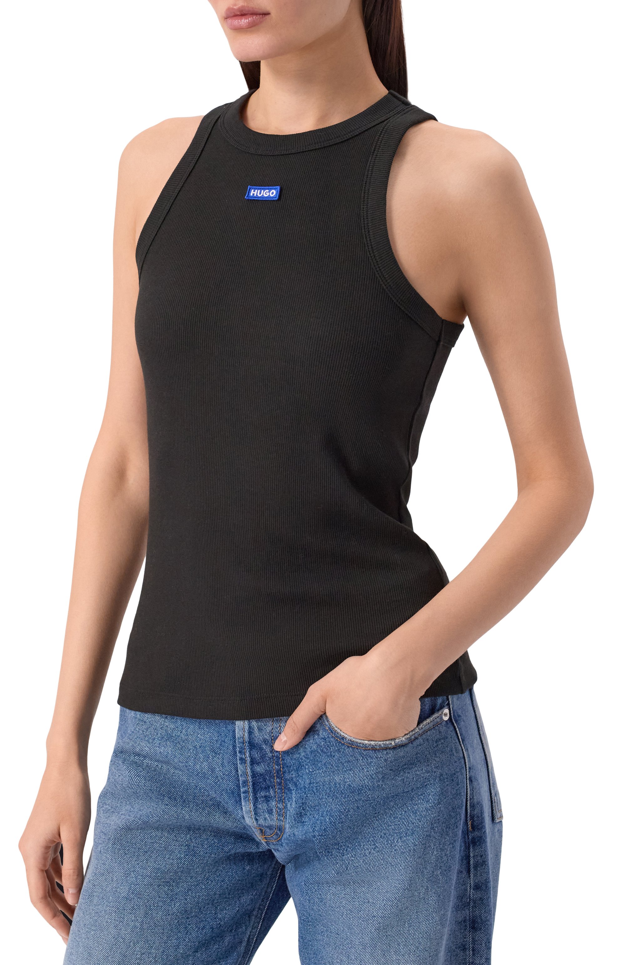 Хлопковая майка HUGO BLUE, арт. 50508857, фото 3