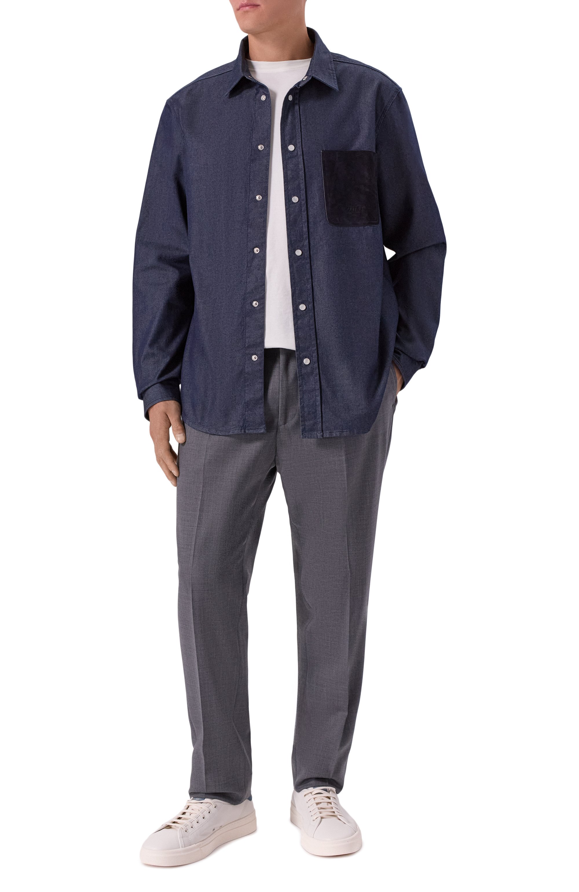 Джинсовая рубашка ZILLI, арт. JPSB22M013950003N, фото 2