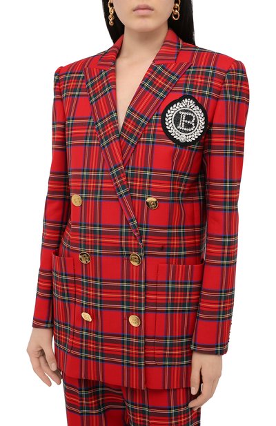 Шерстяной жакет BALMAIN, арт. UF17318/W085, фото 4