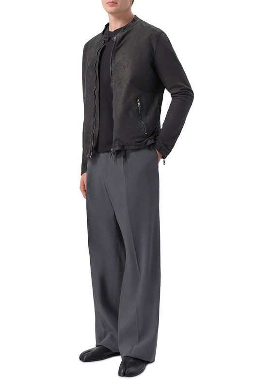 Кожаная куртка Giorgio Brato GU26S8299NAPSTM Чёрный  GU26S8299NAPSTM Фото 2