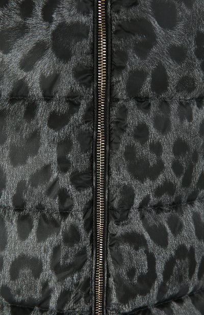 Стеганый пуховик с высоким воротником и леопардовым принтом MONCLER, арт. B2-093-49414-00-53596, фото 5