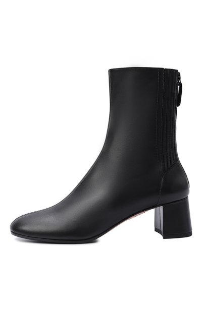 Кожаные ботильоны saint honore 50 AQUAZZURA, арт. SH0MIDB0-NAP-000_001, фото 4