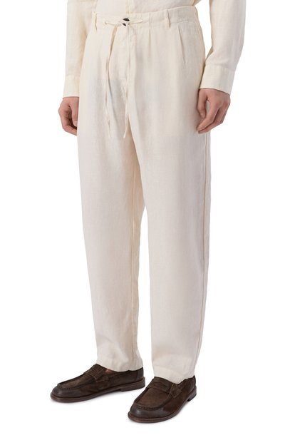 Льняные брюки HANNES ROETHER, арт. PA21PER.602, фото 3