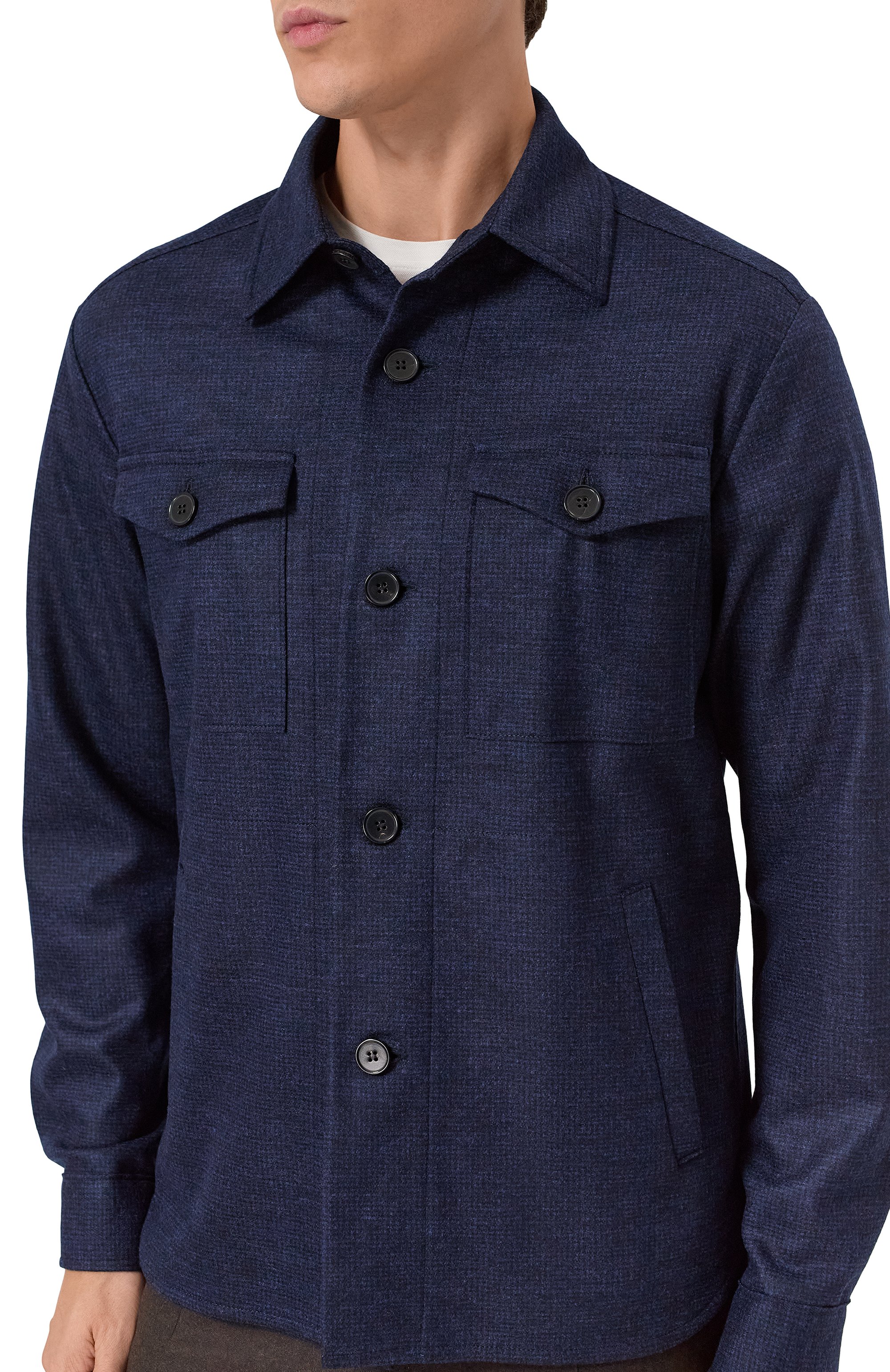 Шерстяная куртка-рубашка HARRIS WHARF LONDON, арт. CH9320MVA, фото 5