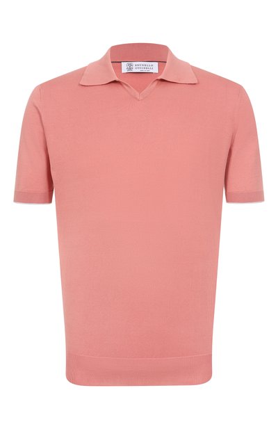 Мужская хлопковое поло BRUNELLO CUCINELLI, арт. M29800145