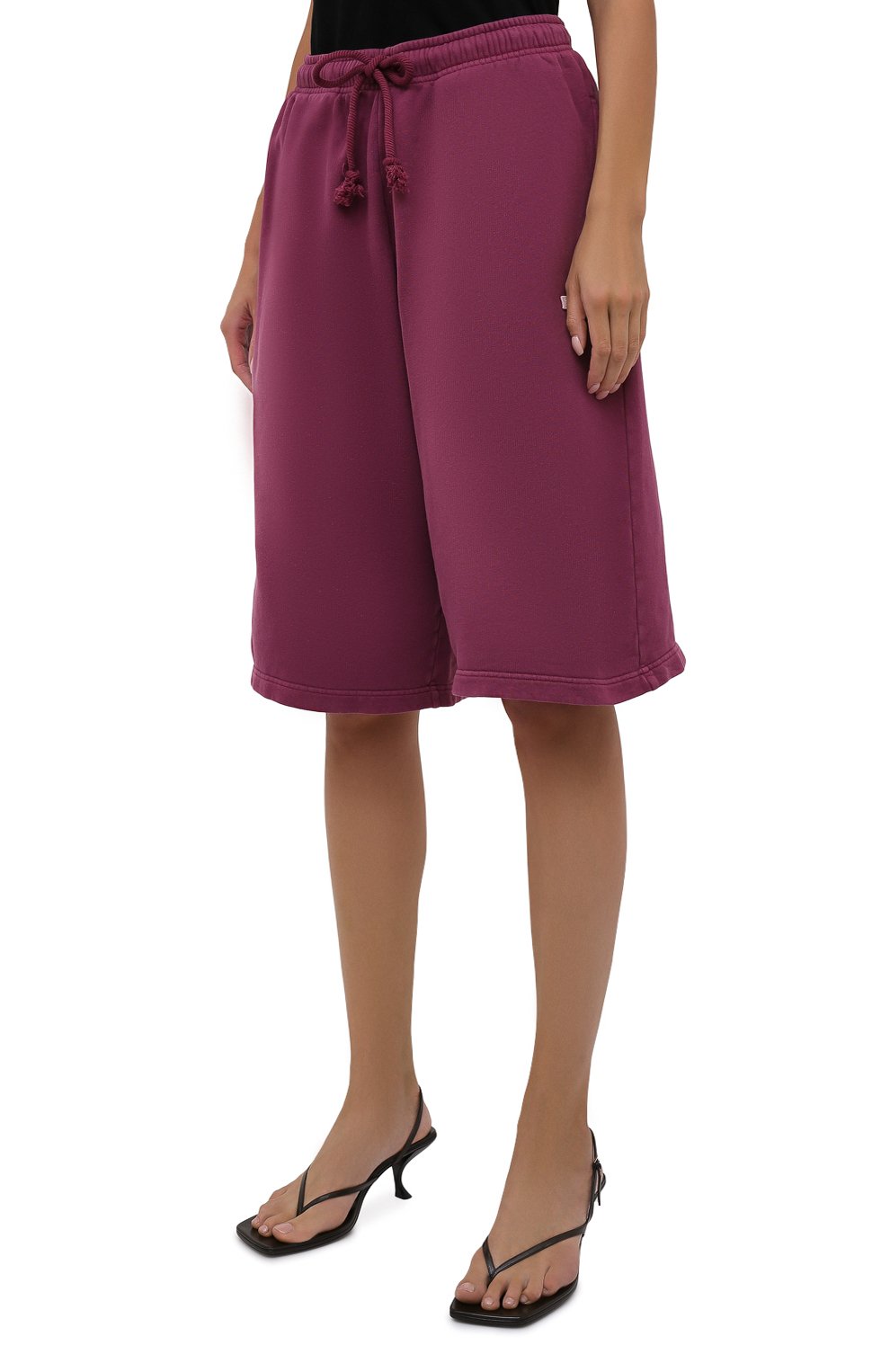 Хлопковые шорты ACNE STUDIOS, арт. CE0014/W, фото 3