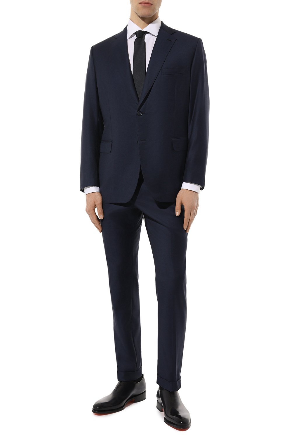 Кожаные оксфорды carter SANTONI, арт. MCCG16229MC8HSC2C36, фото 2