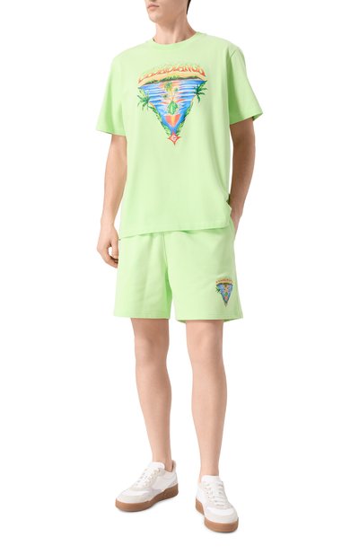 Хлопковая футболка CASABLANCA, арт. M-SP26-JTS-001-20-EX-BC, фото 2