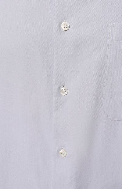 Хлопковая рубашка GIORGIO ARMANI голубого цвета по цене 58850 руб., арт. 4SGCC099/T04S6, фото 5 Хлопковая рубашка GIORGIO ARMANI, арт. 4SGCC099/T04S6, фото 5