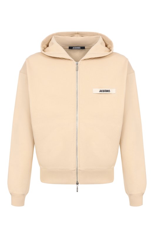 Хлопковая толстовка Jacquemus 24HH0M00257/AJ00126 Бежевый 24HH0M00257/AJ00126