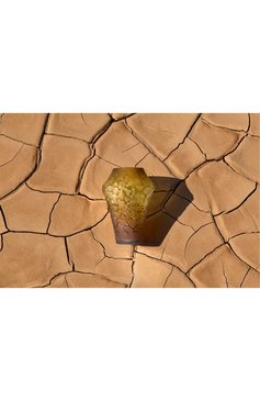 Ваза caldera LALIQUE оранжевого цвета, арт. 10828600 | Фото 2 (Нос: Не проставлено; Региональные ограничения белый список (Axapta Mercury): Не проставлено; Коллекция: Terramineral; Ограничения доставки: fragile-2)