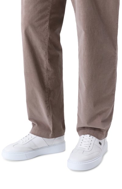 Кожаные кеды philadelphia BOGNER белого цвета по цене 43150 руб., арт. 12620105, фото 3 Кожаные кеды philadelphia BOGNER, арт. 12620105, фото 3