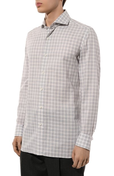 Хлопковая рубашка LUIGI BORRELLI, арт. SR10729, фото 3