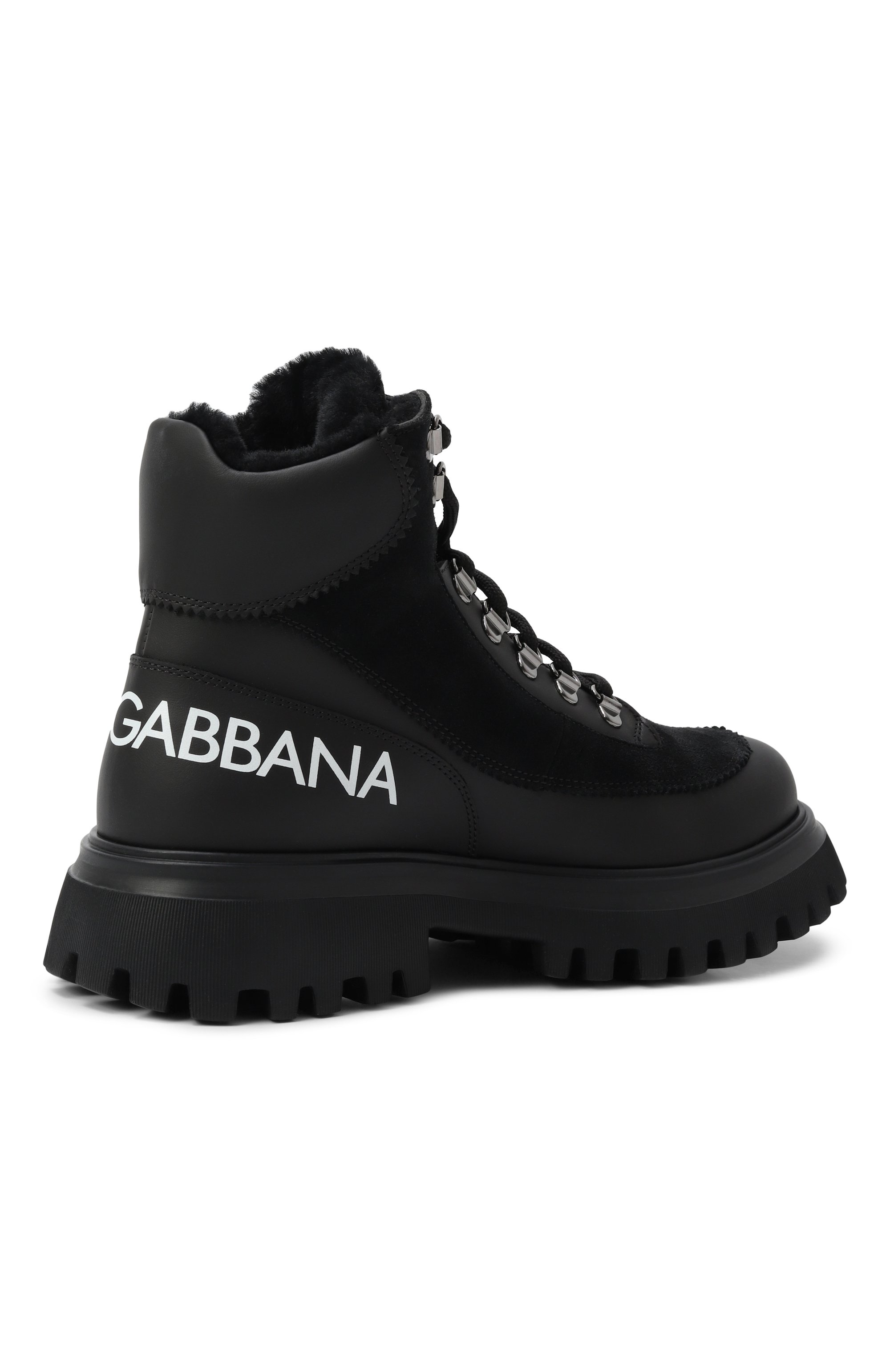 Кожаные ботинки DOLCE & GABBANA, арт. DA5177/AL696/37-38, фото 3