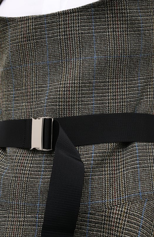 Шерстяное платье Junya Watanabe Хаки, фото 5