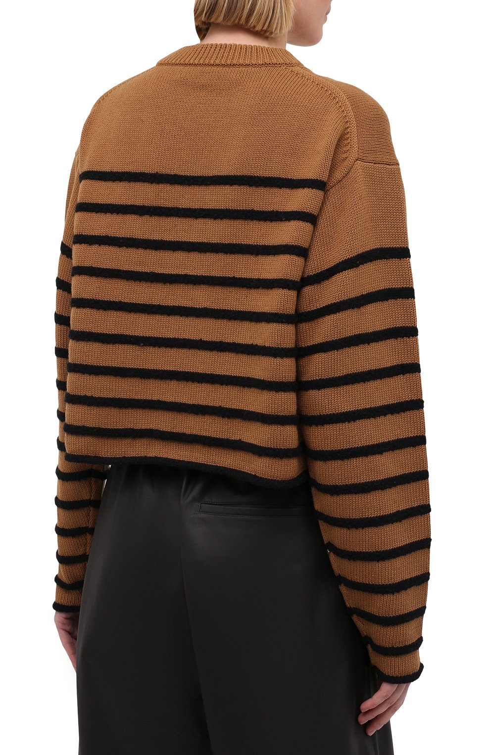 Хлопковый свитер PROENZA SCHOULER WHITE LABEL, арт. WL2127605-KC085, фото 4