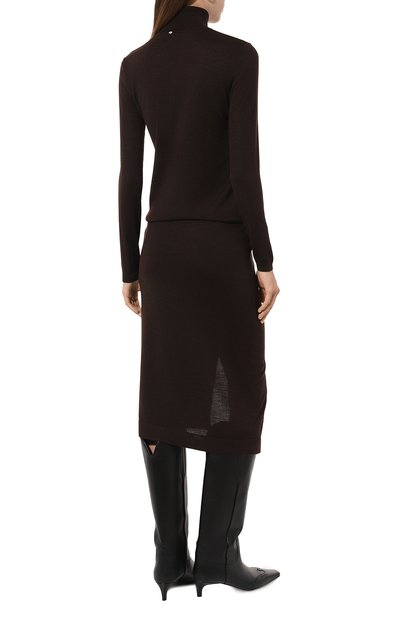 Платье из шерсти и шелка LORENA ANTONIAZZI, арт. A24115AM87A/2862, фото 4