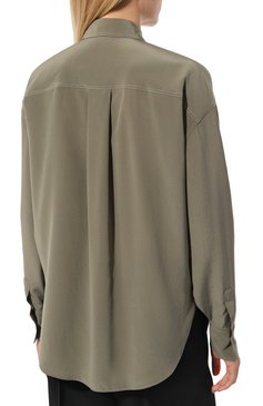 Шелковая рубашка BRUNELLO CUCINELLI, арт. MB993B1273, фото 4
