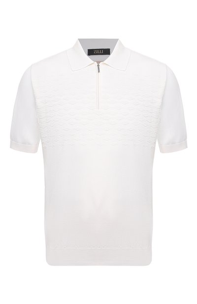 Мужская поло из шелка и хлопка ZILLI, арт. KZP002M0145VVC000