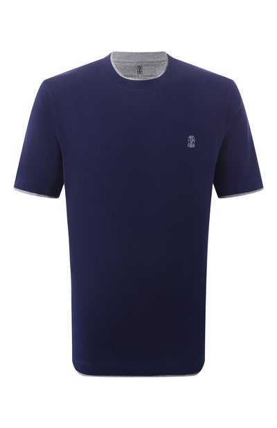 Мужская хлопковая футболка BRUNELLO CUCINELLI, арт. M0B137427G