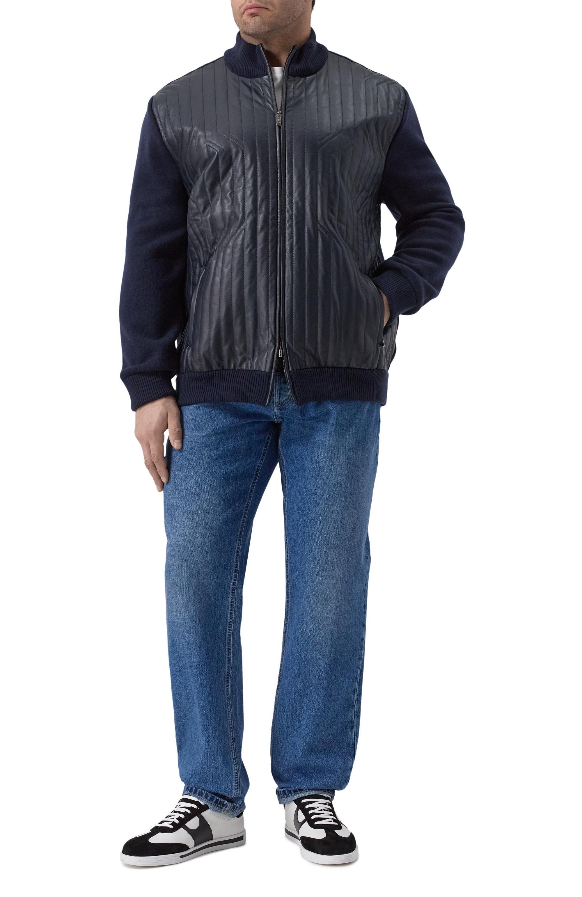 Комбинированный кардиган ZILLI, арт. KZMCB1M0322VCRS00/66, фото 2