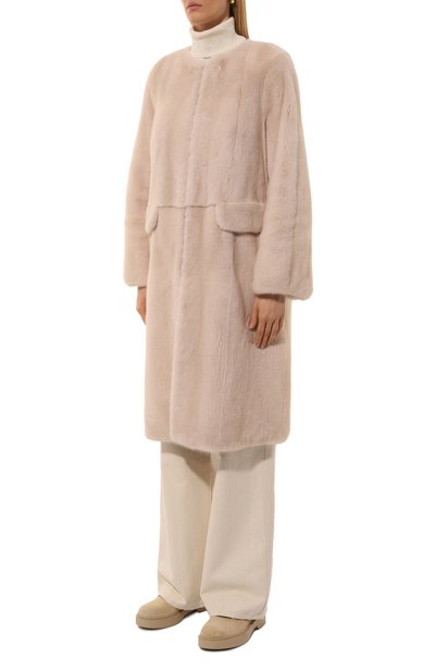 Шуба из меха американской норки BONANNA, арт. МШН001Б, фото 3