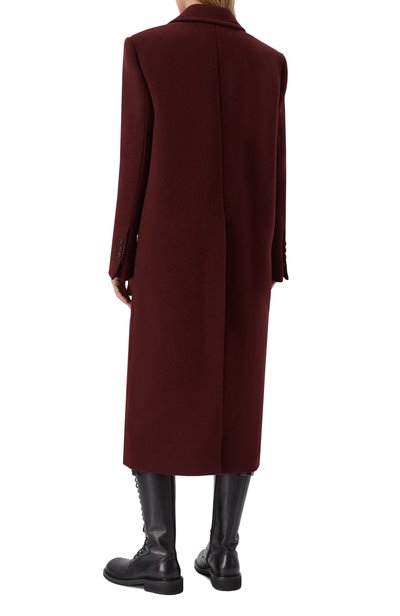 Шерстяное пальто ANN DEMEULEMEESTER, арт. B0014262/FA510, фото 4