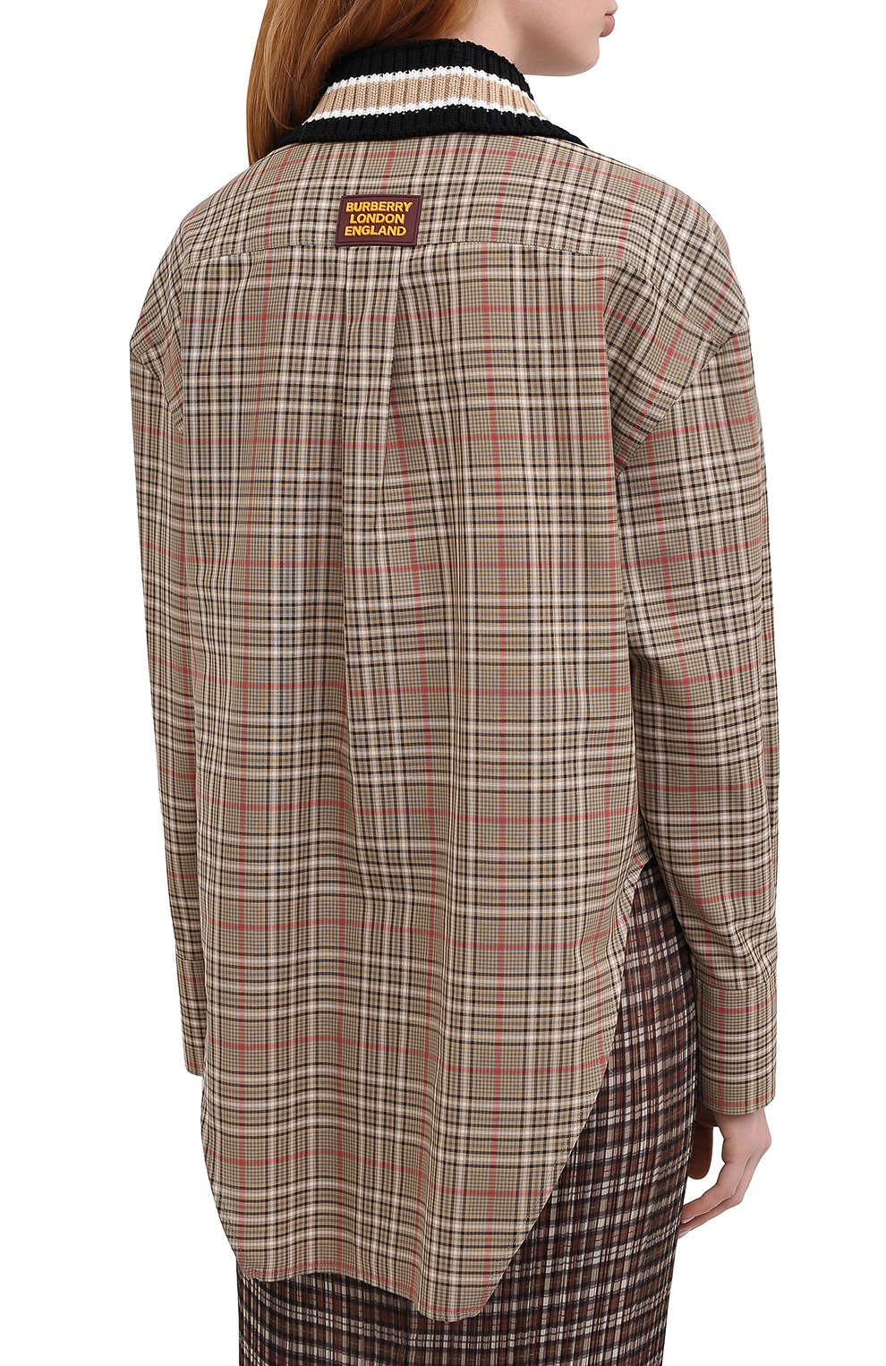 Хлопковая рубашка BURBERRY, арт. 4566410, фото 4