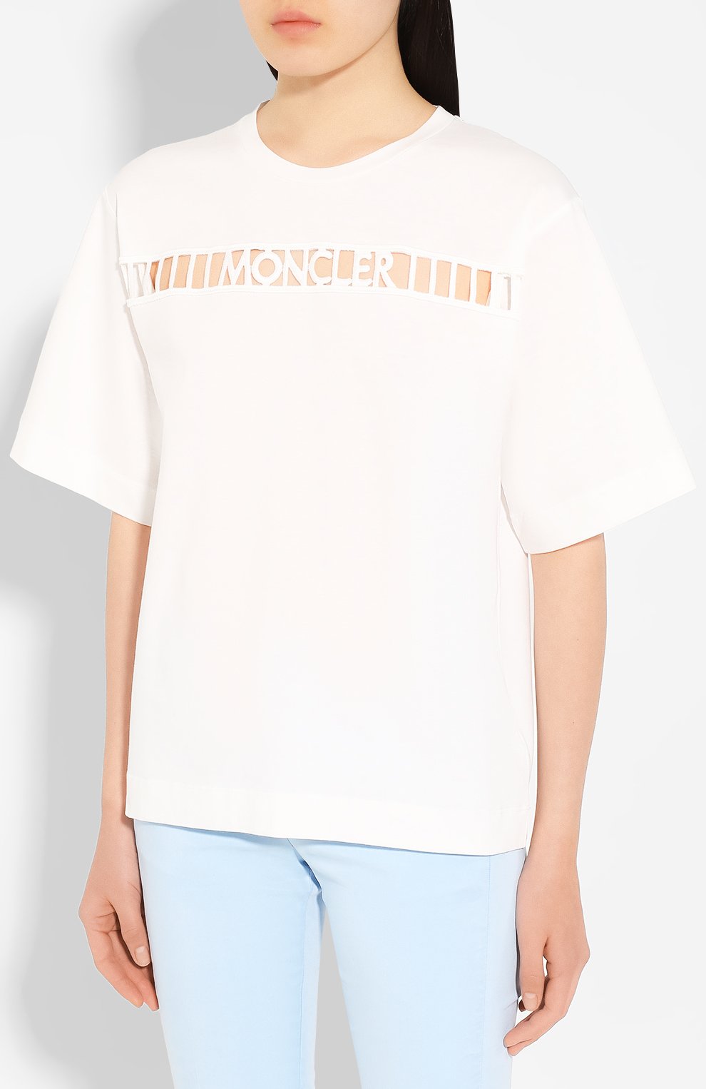 Хлопковая футболка MONCLER, арт. F1-093-8C751-00-V8102, фото 3