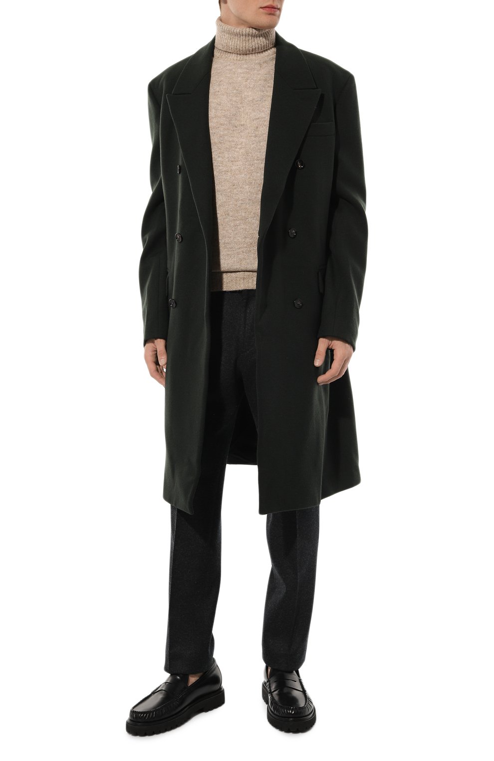 Свитер из шерсти и хлопка BRUNELLO CUCINELLI, арт. MS070B2219, фото 2