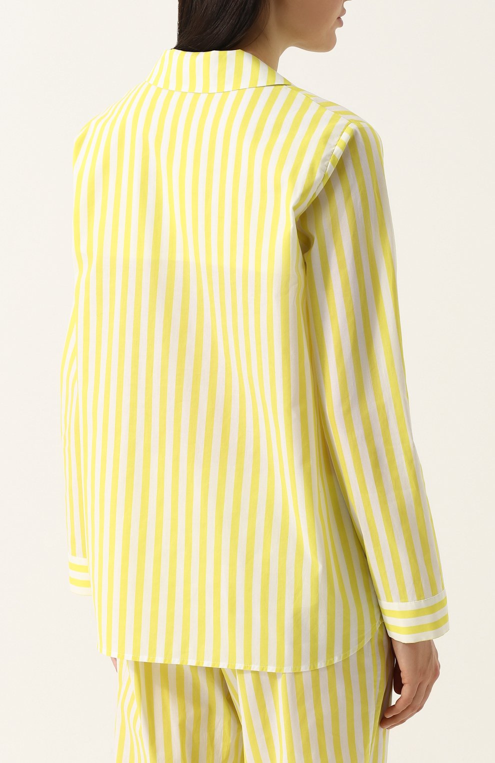 Хлопковая пижама в полоску YOLKE, арт. SS18-02C-HBS-CI, фото 3