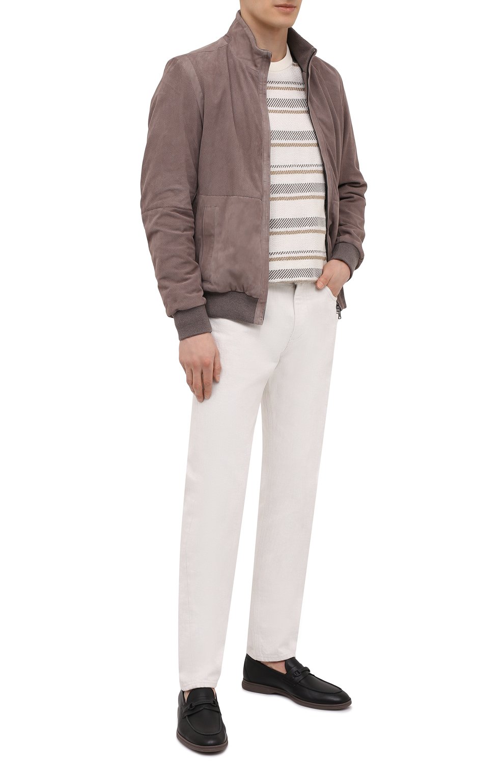 Кожаные лоферы MORESCHI, арт. 43810/GP/GI0VE/F.NAPPA, фото 2